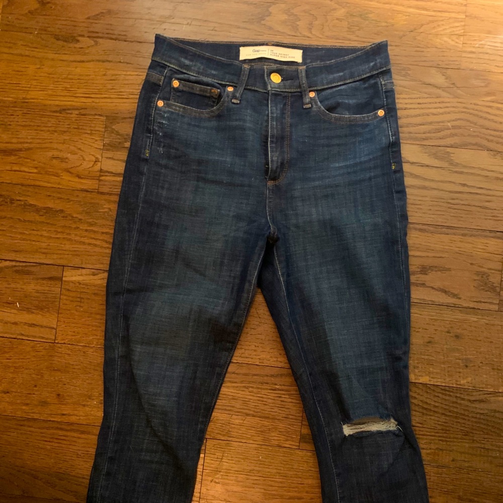 Gap 1969 true skinny super high rise jean